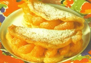 Omlet z mandarynkami